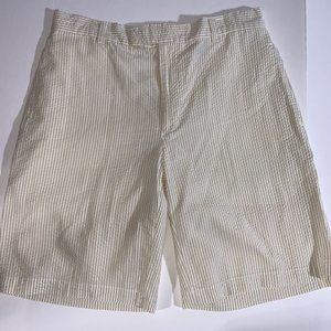 Greg Norman Golf Shorts Edwin Striped 32 Cotton